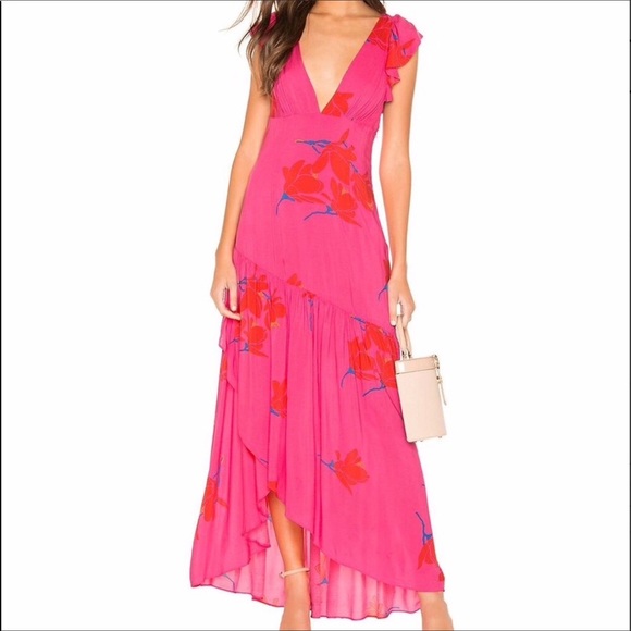 Free People Dresses & Skirts - NWT FREE PEOPLE She’s a Waterfall Maxi Dress Pink